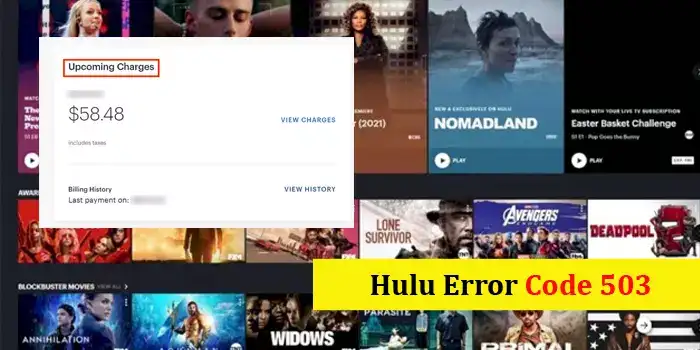 How to Fix Hulu Error Code 503 Service Unavailable