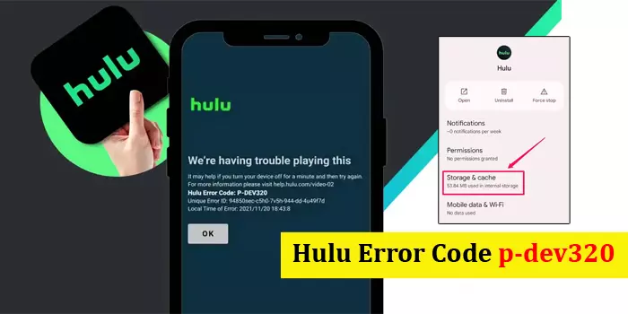 Solution for the Hulu Error Code P-DEV320