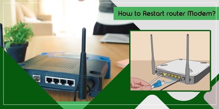 How to Restart router Modem
