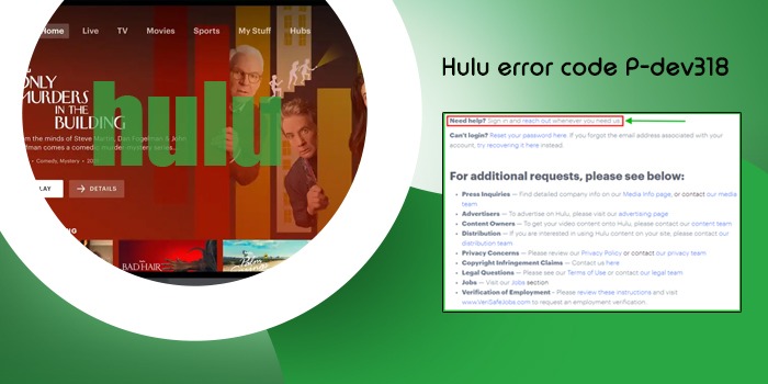 Hulu error code P-dev318